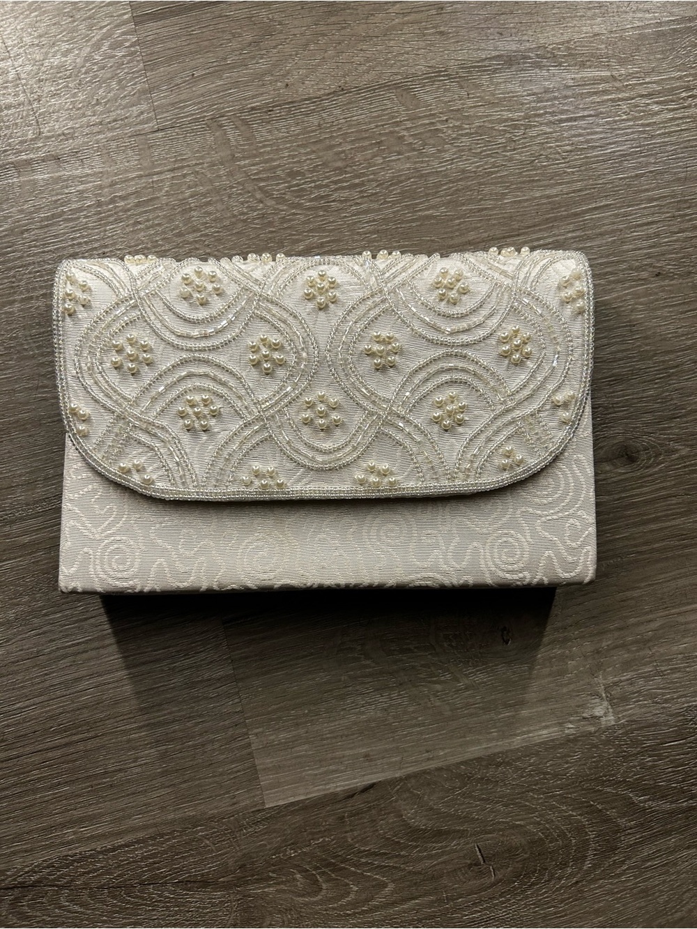 Claudia Barnes Beaded Evening Clutch Bag